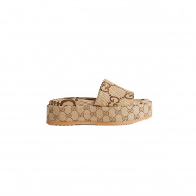 GUCCI WOMEN'S PLATFORM SLIDE SANDAL 623212